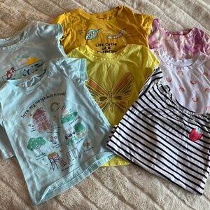 3T Girls Short Sleeve Tops